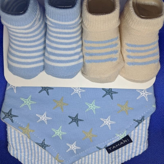 Baby Sock & Bib Set